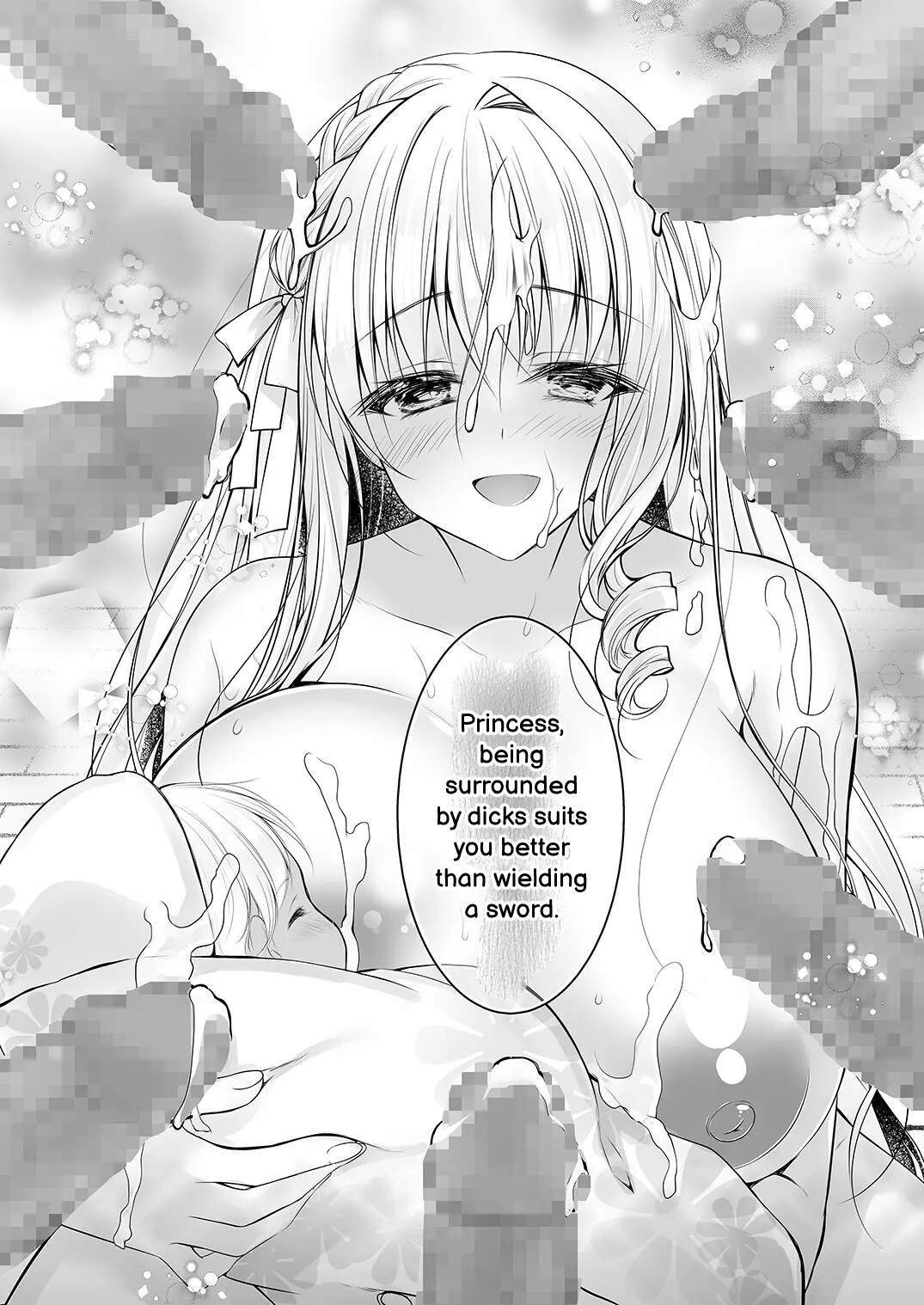 Hentai Manga Comic-Otherworld Gangrape 2 ~There is No Way A Dignified Princess Knight Succumbs to The Barbarian's Dick~-Read-55